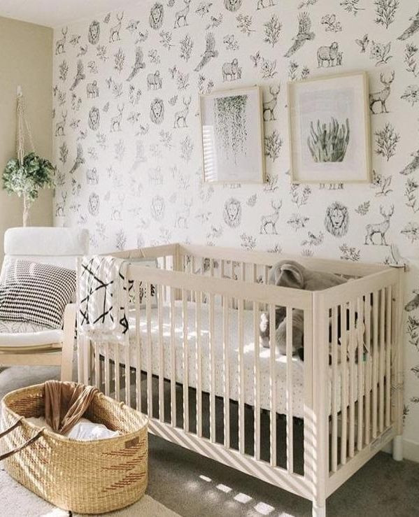 14. a Whimsical Ballet Of Butterflies and Bunnies Above a Crib