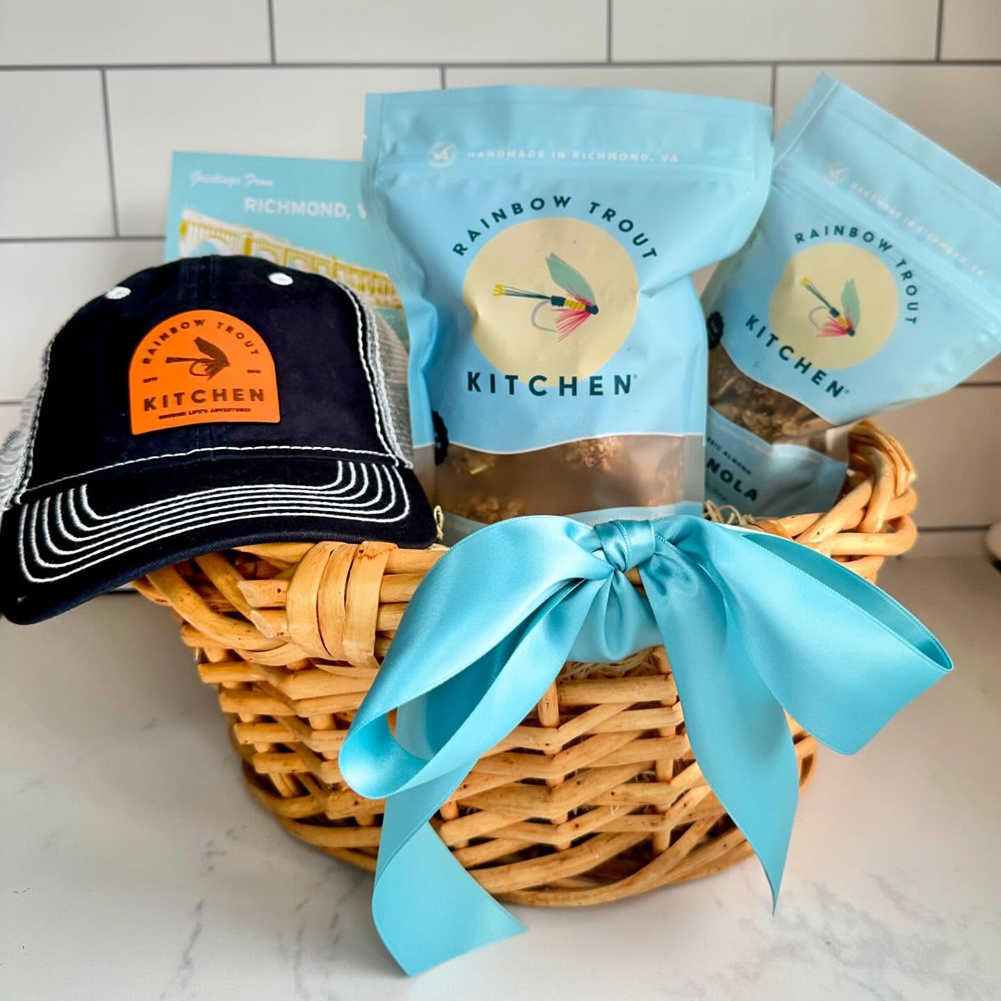 5. Moonlit Lavender and Sage Wrapped Basket with Rustic Charm