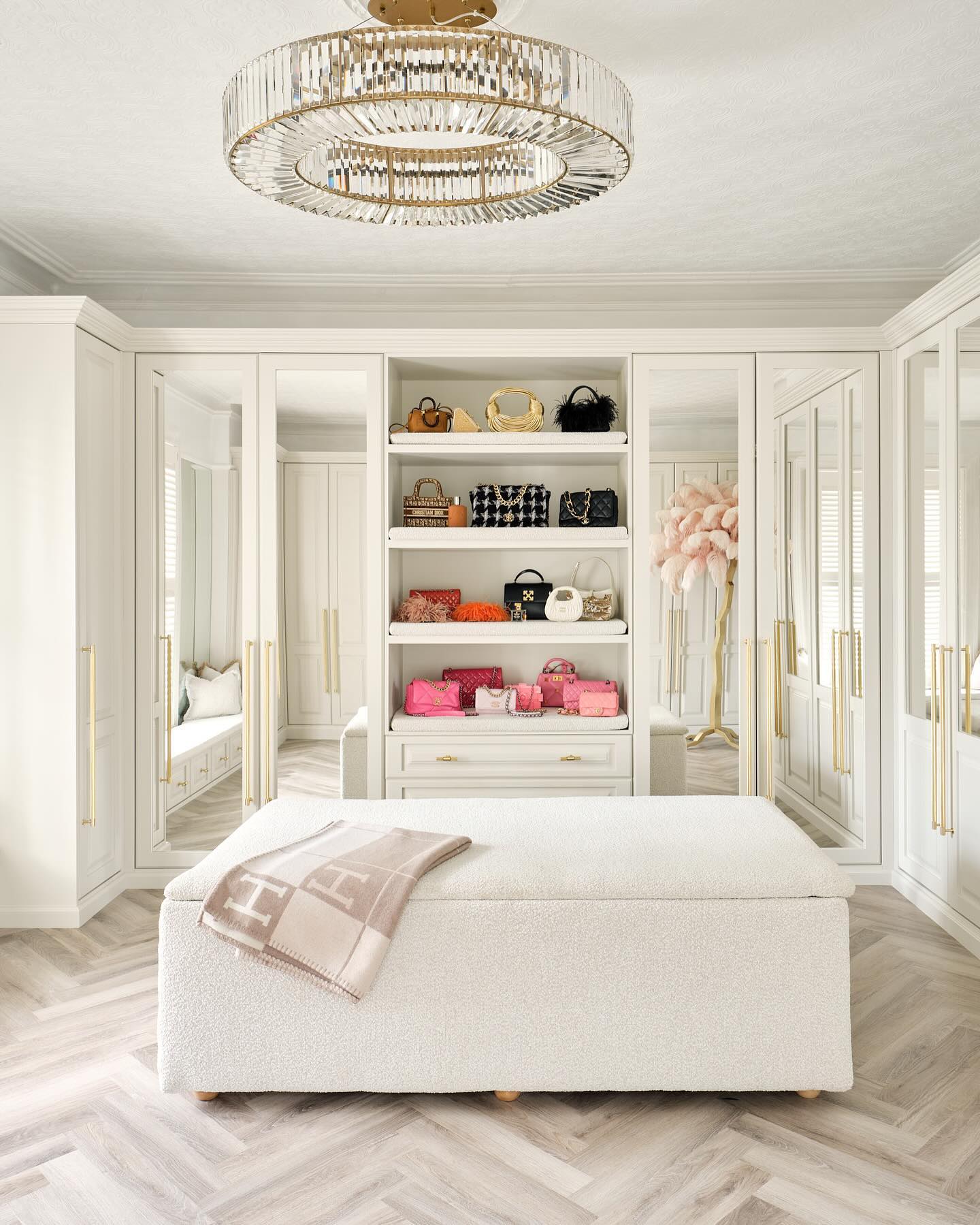 17. a Kaleidoscope Of Cashmere and Cedar: the Textured Tones Of a Bespoke Walk-in Wardrobe