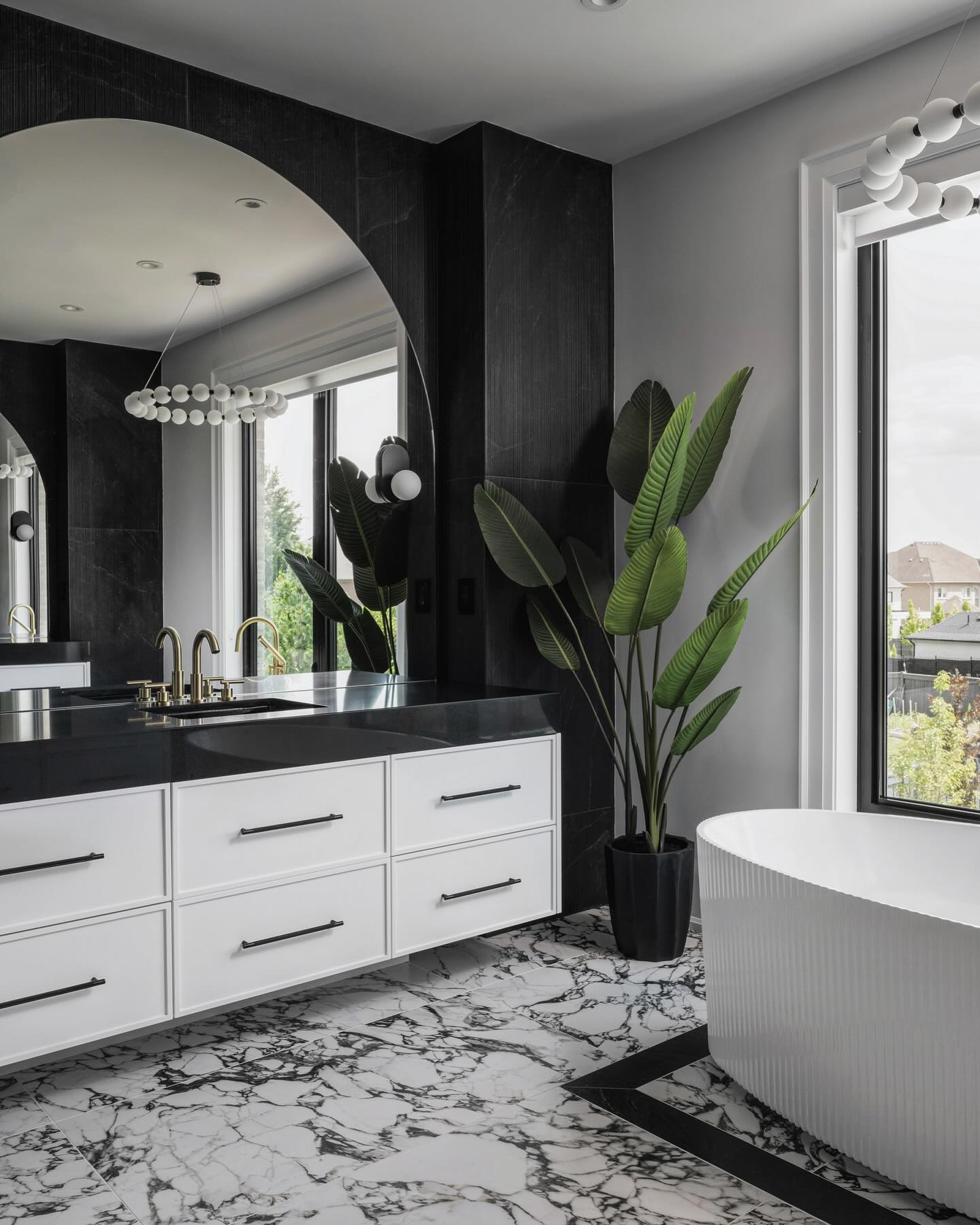 13. Vintage Radiator Meets Minimalist Geometry In Black and White