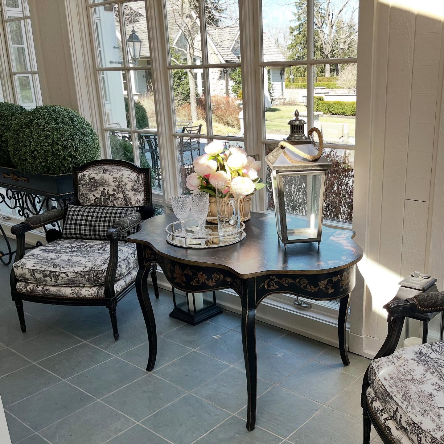 2. the Fern-laced Alcove with Geometric Tiles and Woven Textures