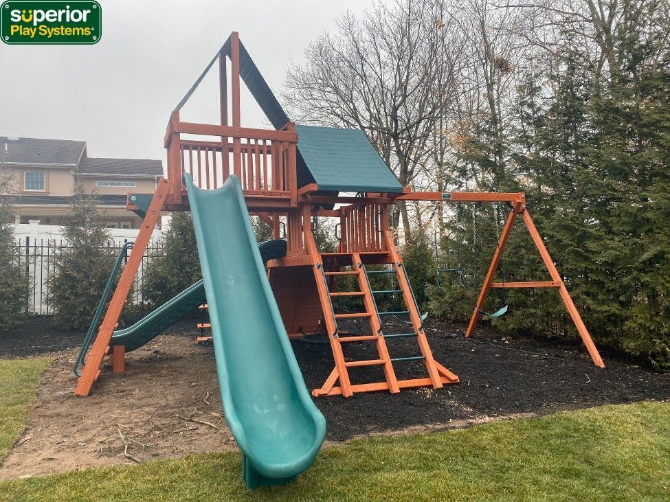 23. a Kaleidoscope Of Climbing Ropes and Tire Swings Amidst Sun-dappled Trees