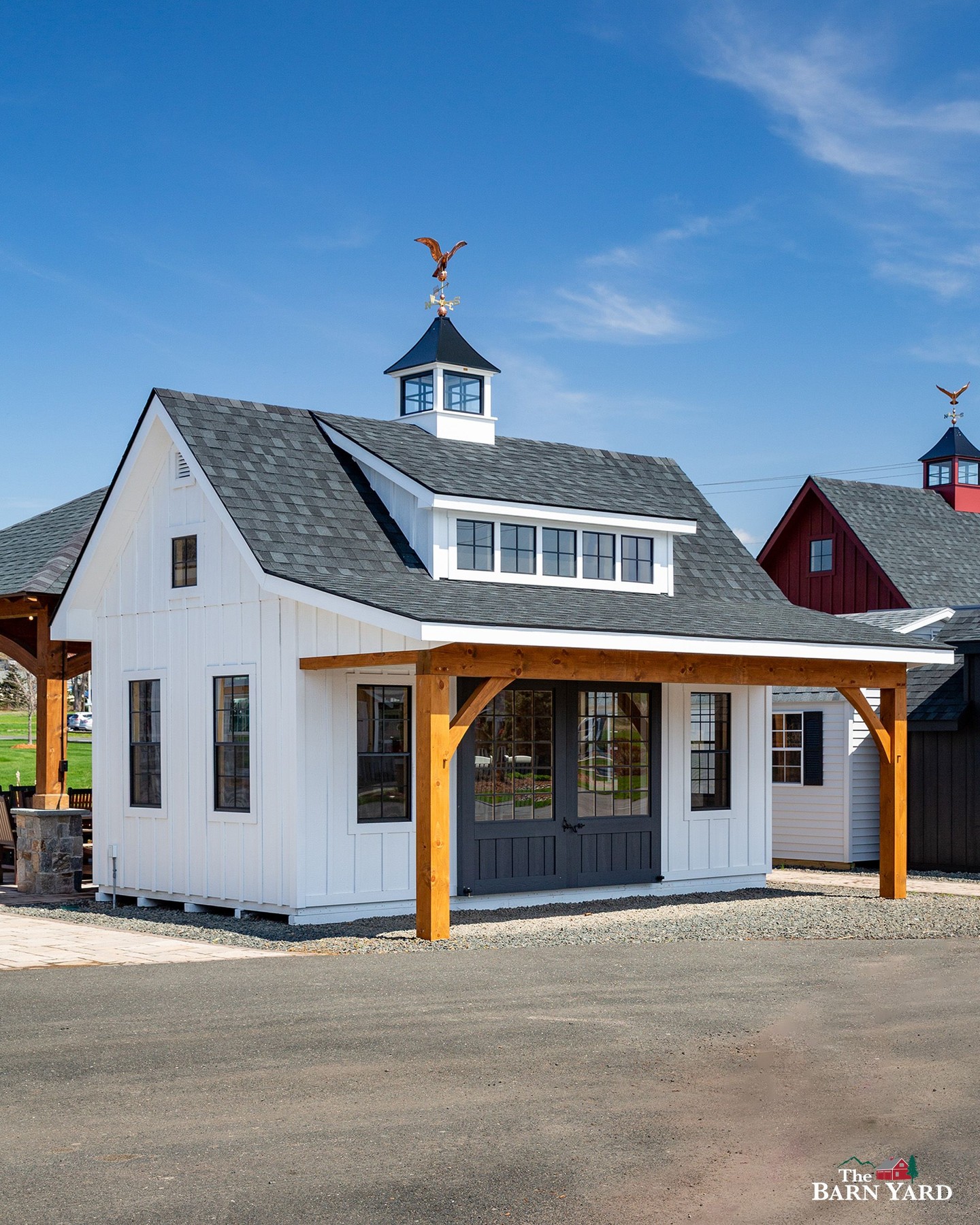 14. Cascading Waterfall Over Rustic Stone Steps with Fern-lined Pathways