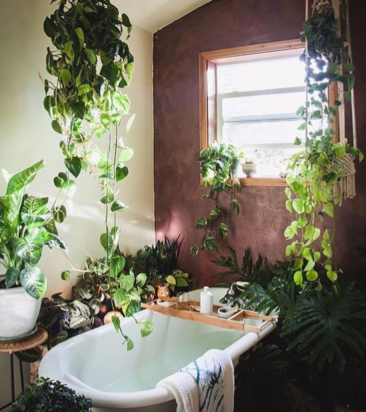 21. Moonlit Cauldron Sink with Crystal Accents and Floating Candles