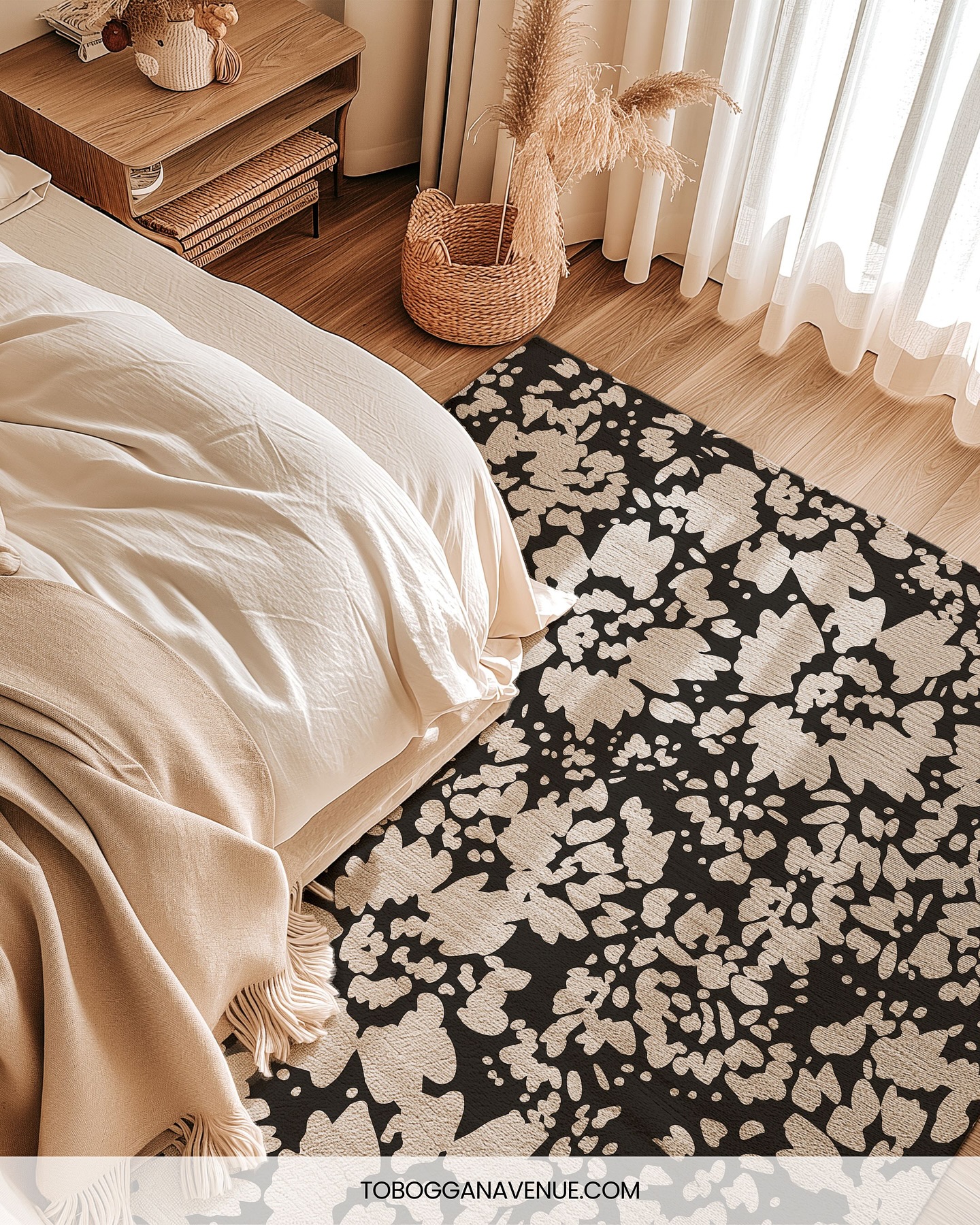 22. a Tapestry Of Sapphire and Crimson In a Bohemian Haven