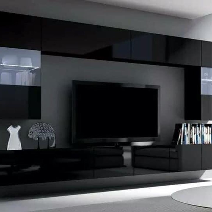 21. Moonlit Serenity Shelf with Floating Books and Geometric Vase