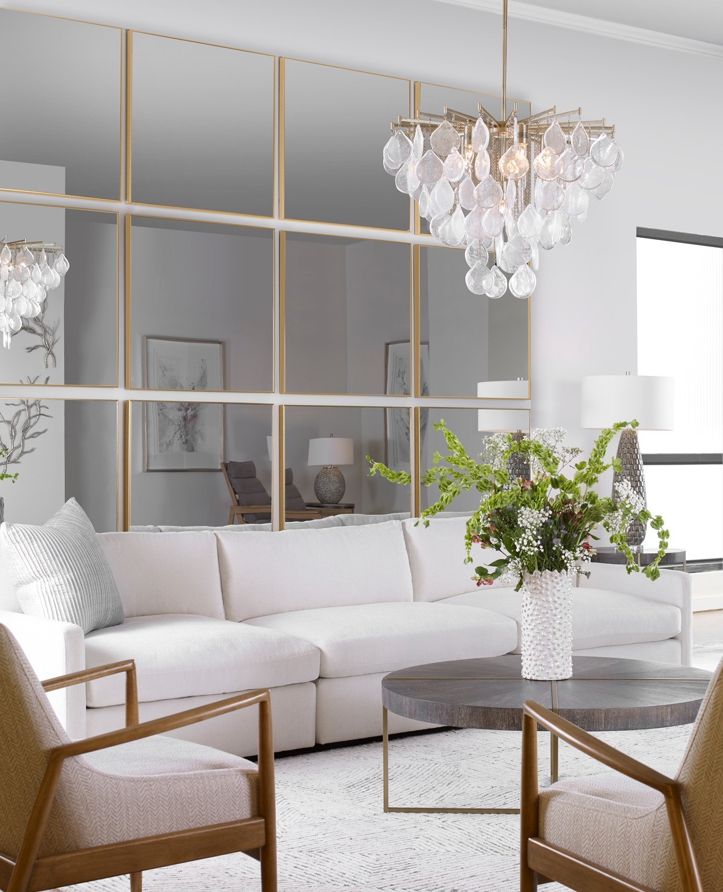 25. the Gleaming Silver Arches Reflecting Infinite Dimensions