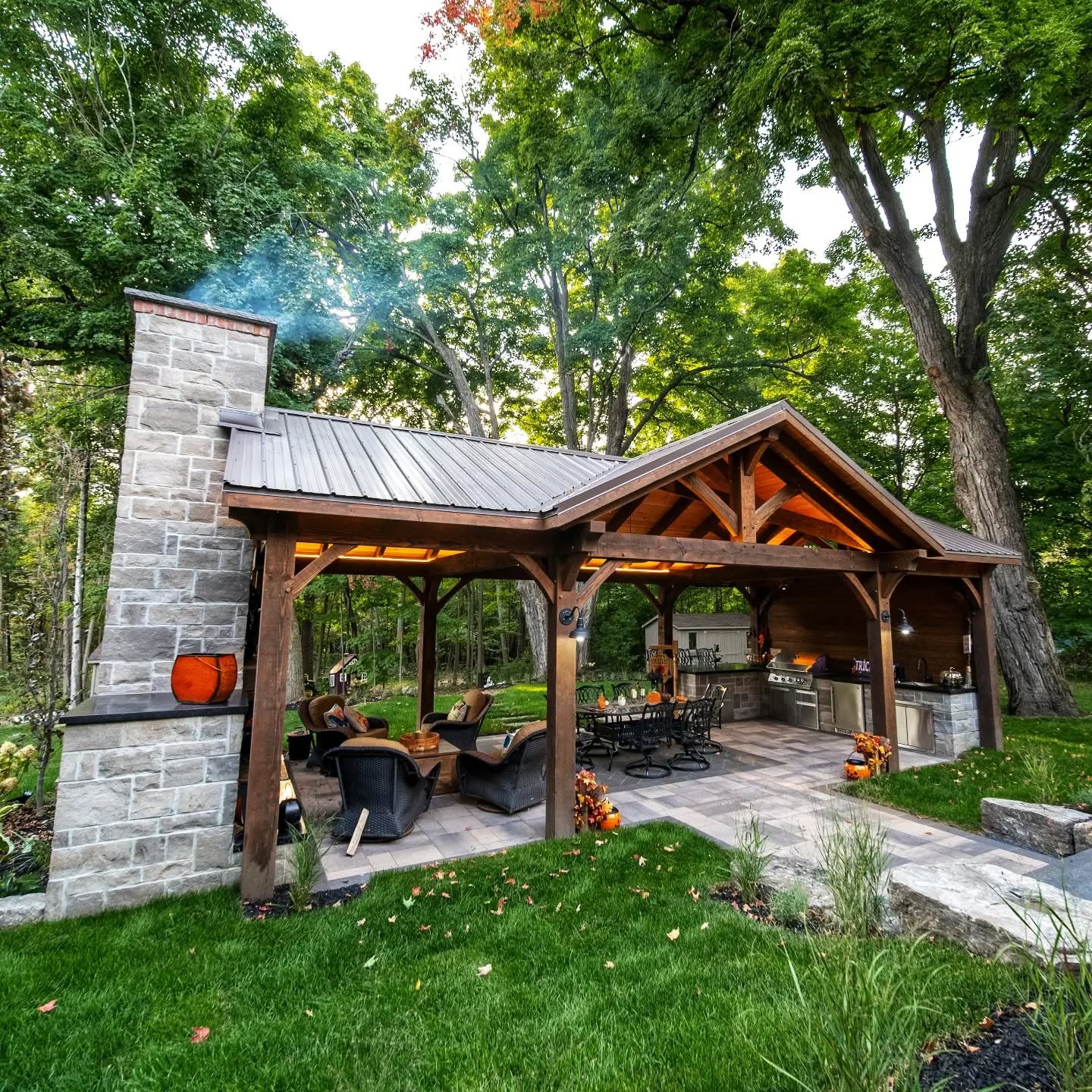2. a Canopy Of Crimson Roses and Woven Willow Branches