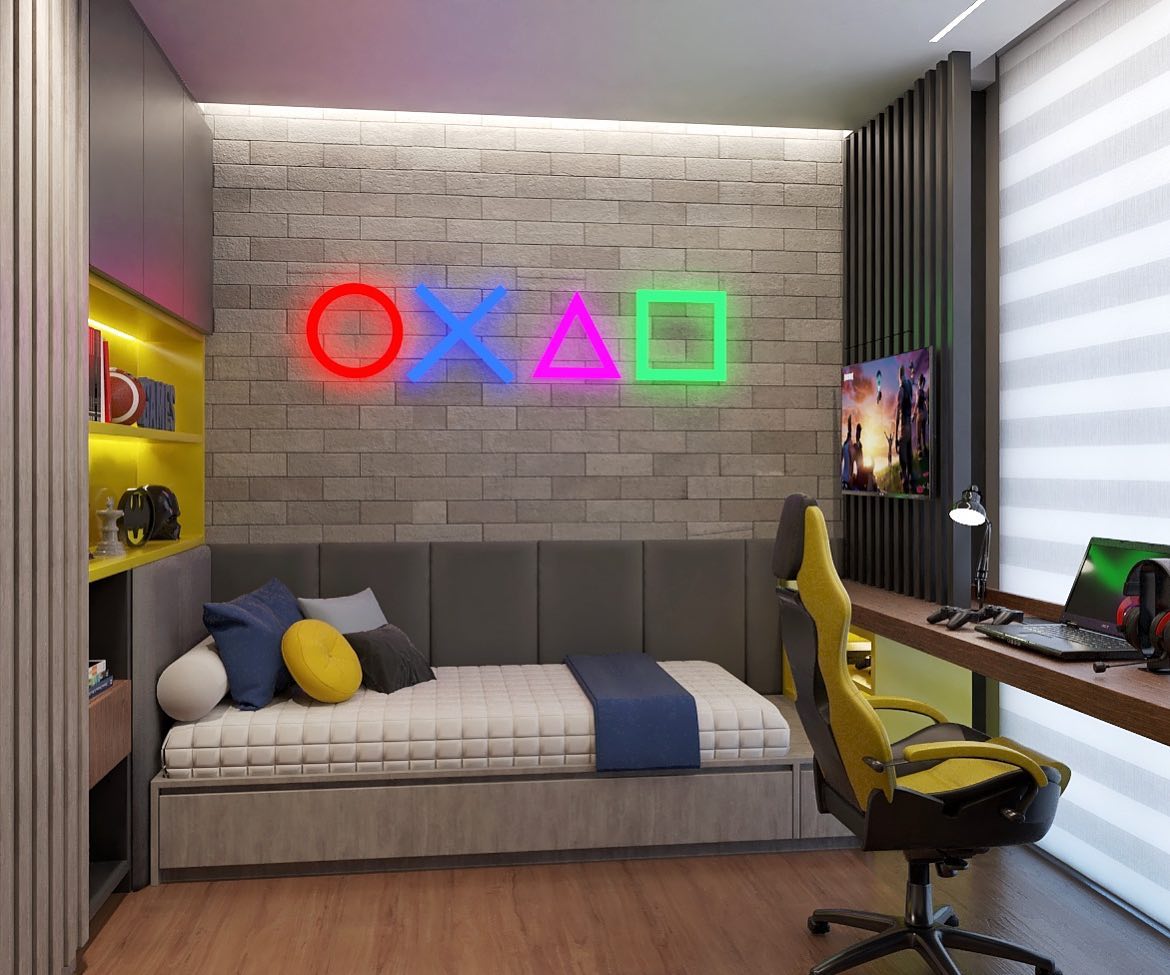 18. Surfboard Skateboard Fusion: a Teen's Adventure-themed Haven